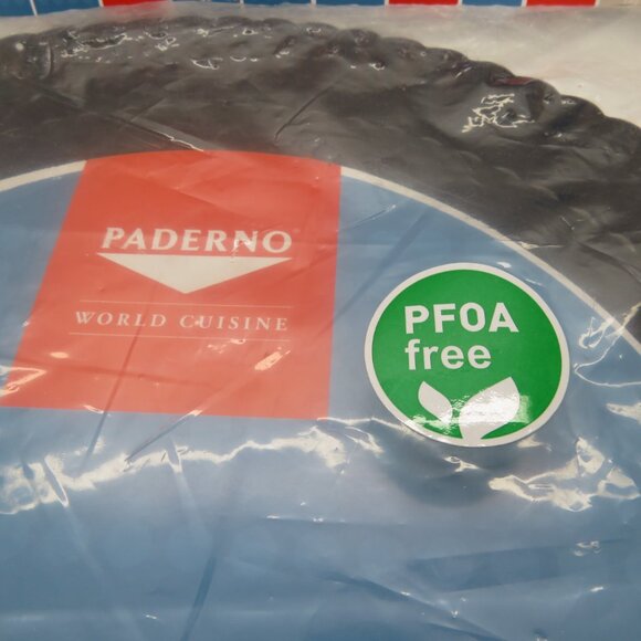 Tart Tin Pan 12” Nonstick Black Steel Round Fluted Removable Bottom Bake Paderno - Picture 14 of 14